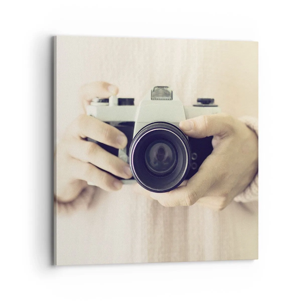 Cuadro sobre lienzo - Impresión de Imagen - Una visión diferente - 70x70 cm