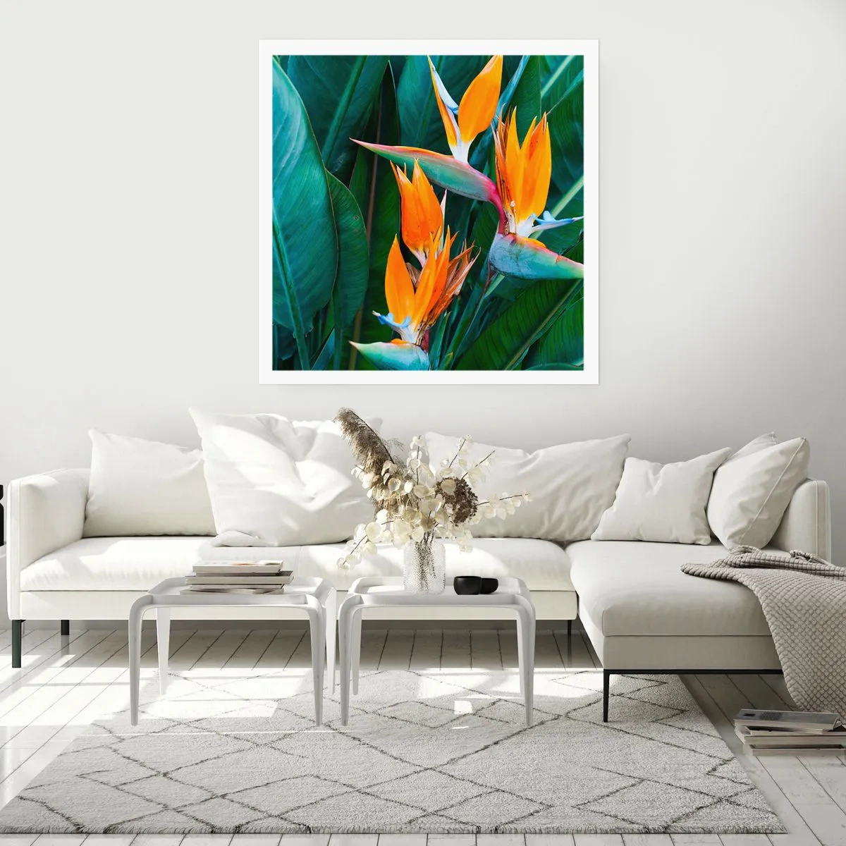 Póster - ¿Es una flor o es un pájaro? - 30x30 cm
