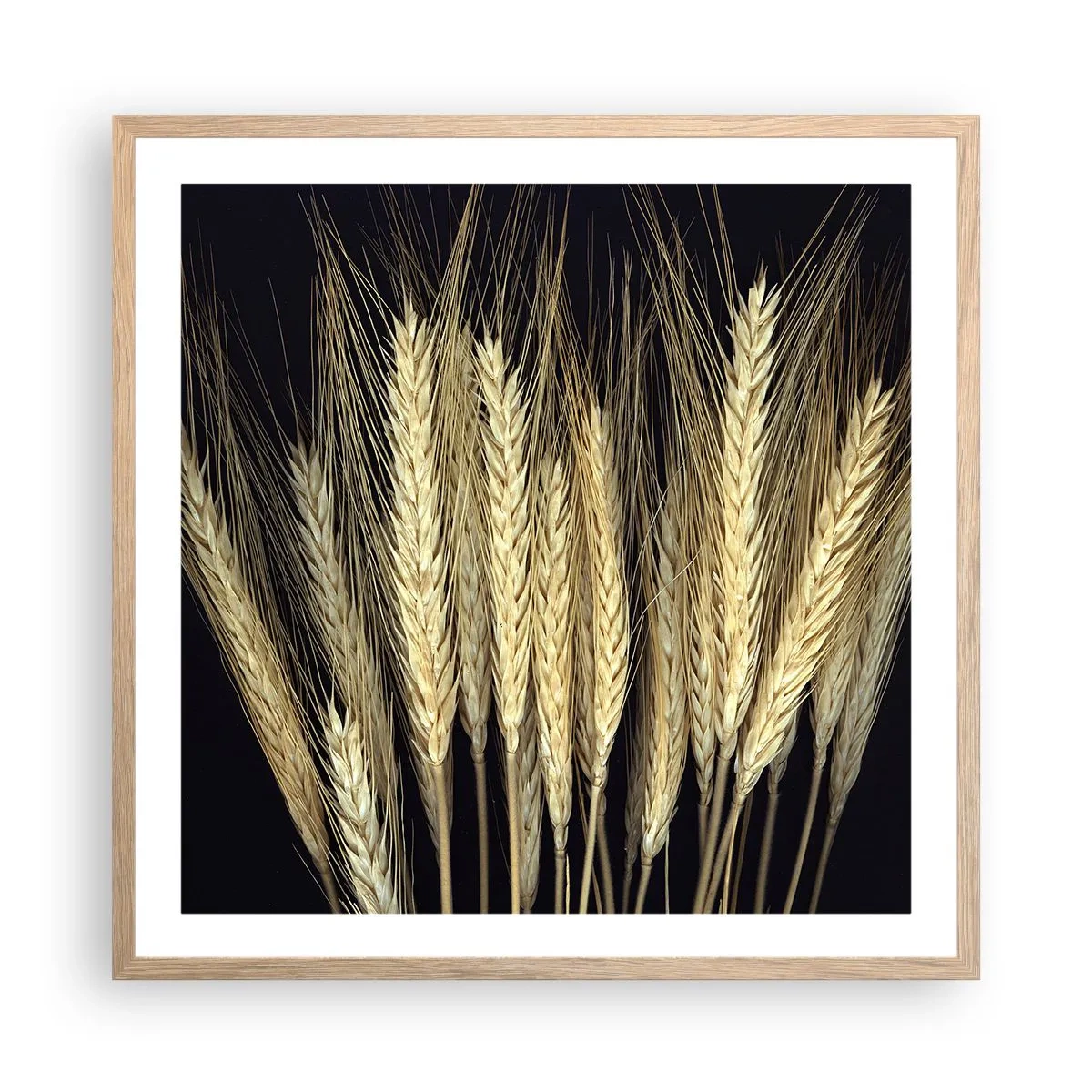 Póster en marco roble claro - Magia rústica - 60x60 cm