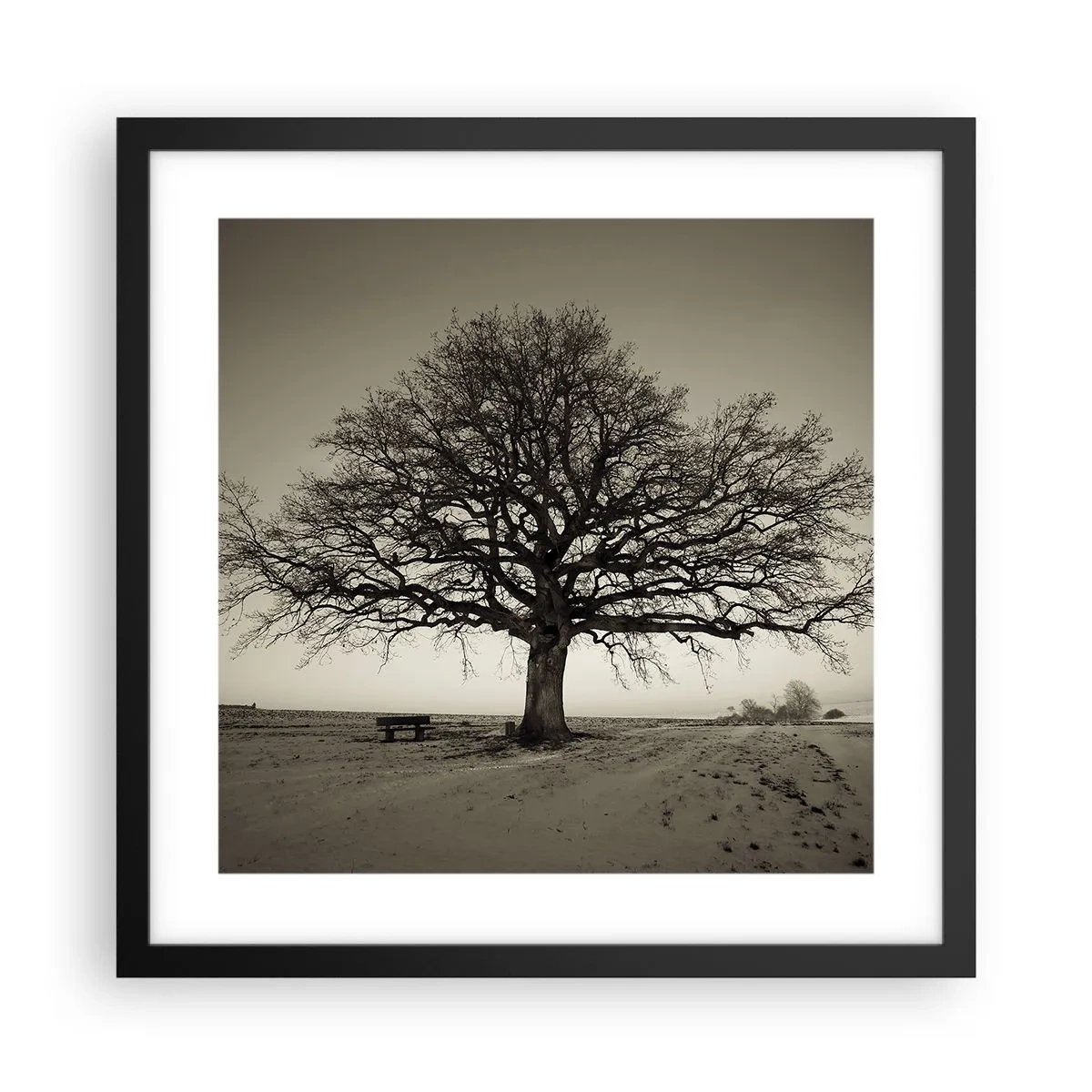 Póster en marco negro - De aquí a la eternidad - 40x40 cm