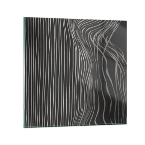 Cuadro sobre vidrio - Impresiones sobre Vidrio - Ritmo y acento - 30x30 cm