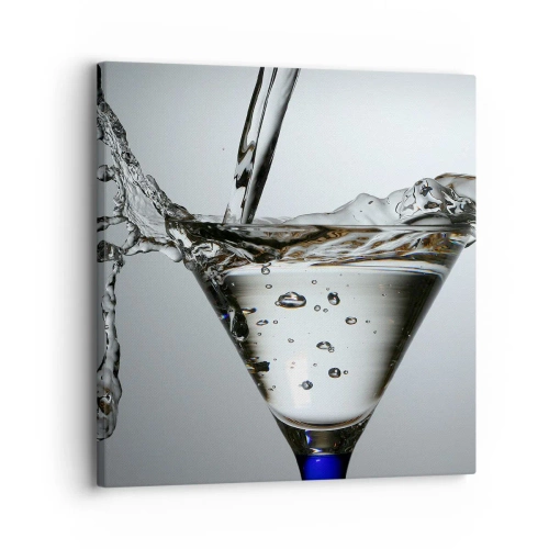 Cuadro sobre lienzo - Impresión de Imagen - Sobre el borde de una taza - 30x30 cm