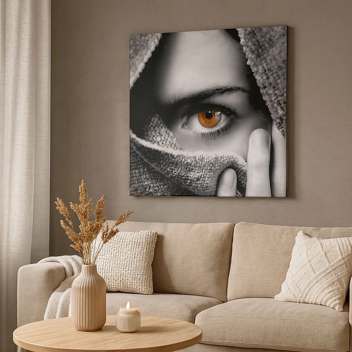 Cuadro sobre lienzo - Impresión de Imagen - Conoce el misterio - 30x30 cm