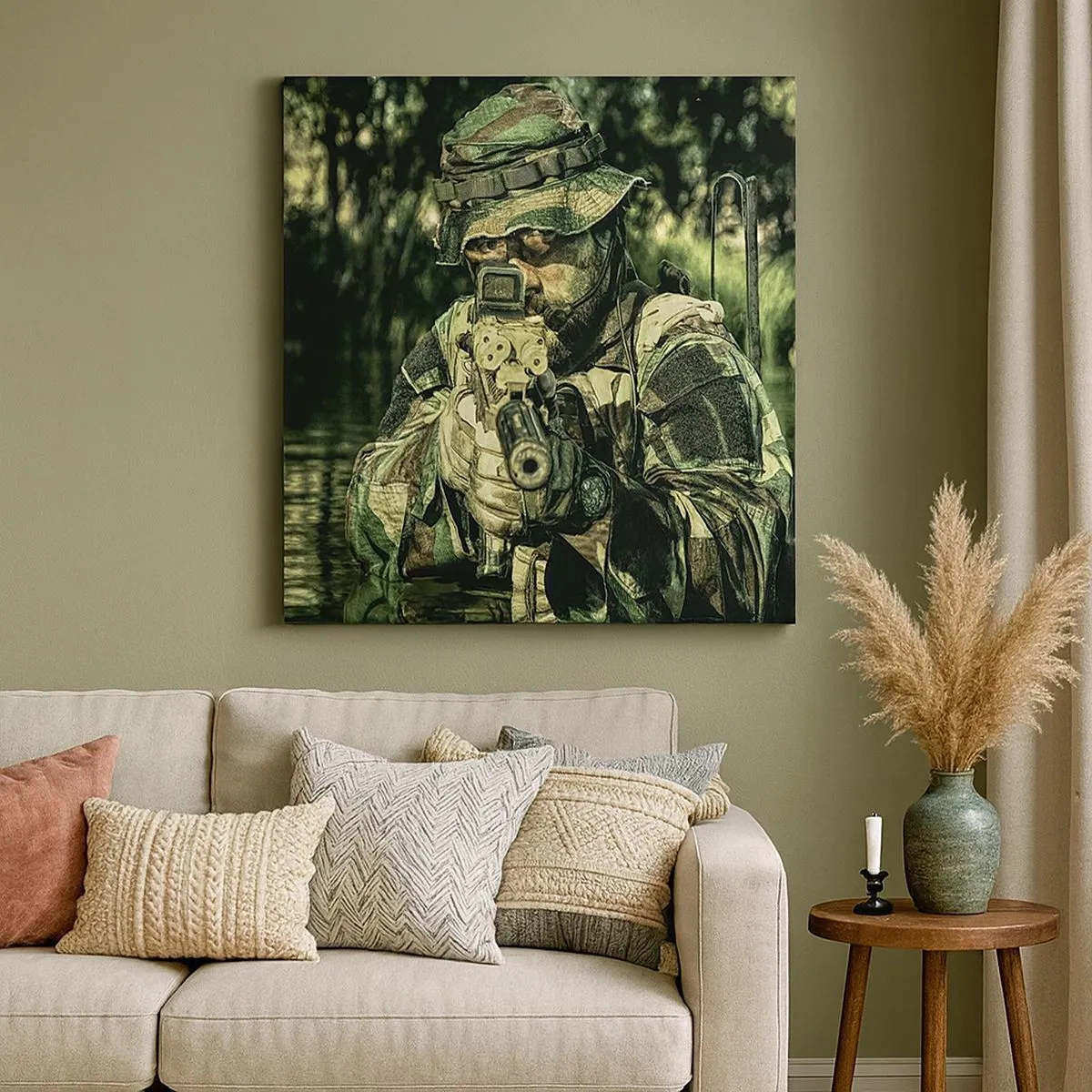 Cuadro sobre lienzo - Impresión de Imagen - El mejor de entre la élite - 30x30 cm