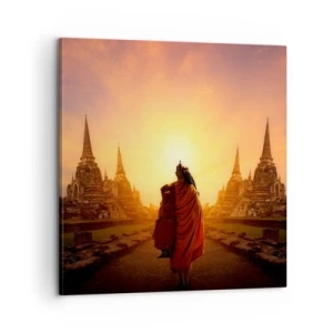 Cuadro sobre lienzo - Impresión de Imagen - En paz por la eternidad - 60x60 cm