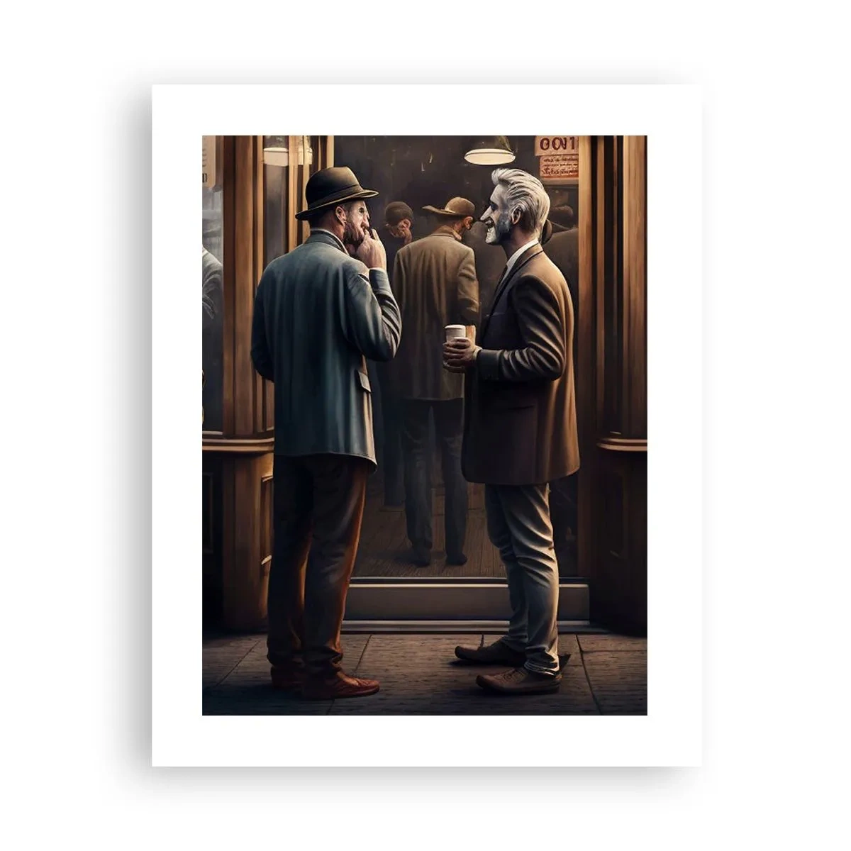 Póster - Un buen momento del día - 40x50 cm