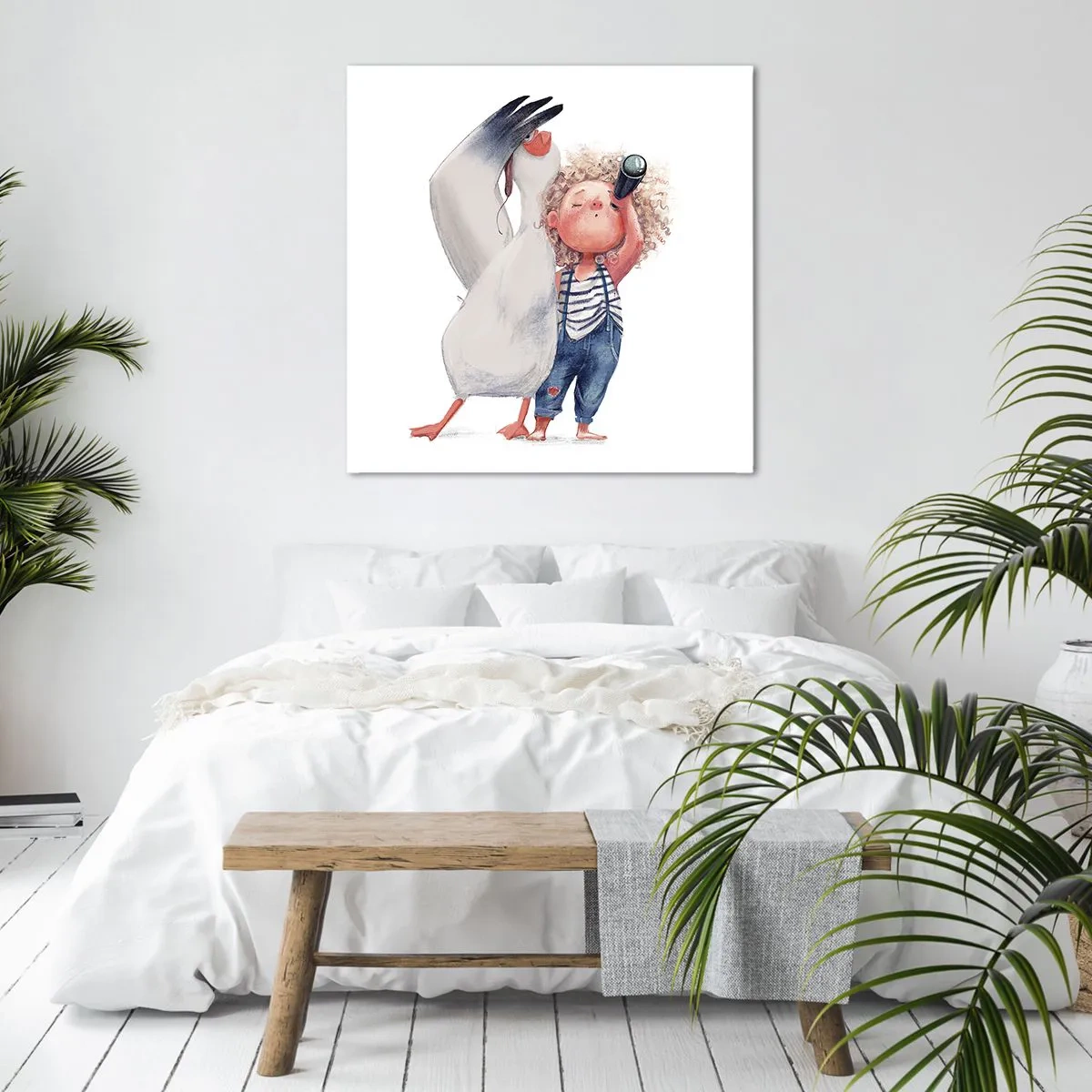 Cuadro sobre lienzo - Impresión de Imagen - Un plan para un gran viaje - 40x40 cm