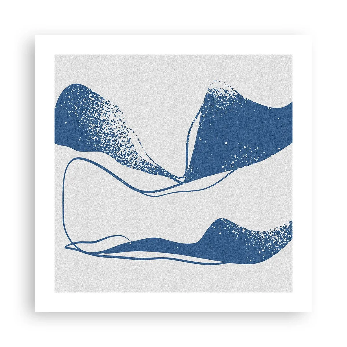 Póster - Abstracción con alas - 50x50 cm