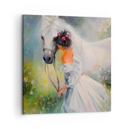 Cuadro sobre lienzo - Impresión de Imagen - Como si de un hermoso sueño se tratara - 50x50 cm