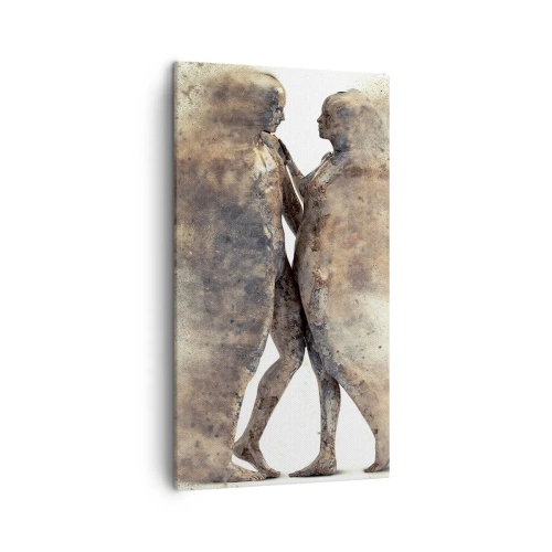 Cuadro sobre lienzo - Impresión de Imagen - Del polvo resurgieron para amar - 45x80 cm