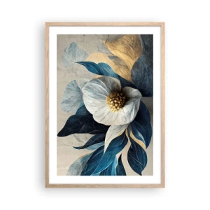 Póster en marco roble claro - Con un corazón de oro - 50x70 cm