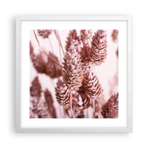 Póster en marco blanco - Aparentemente discreto - 40x40 cm