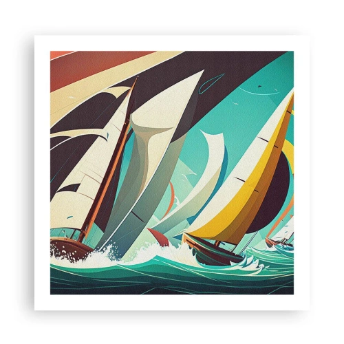 Póster - Afrontar los elementos - 60x60 cm