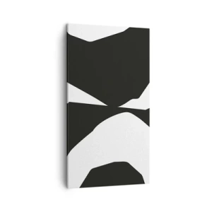 Cuadro sobre lienzo - Impresión de Imagen - Positivo-negativo - 45x80 cm