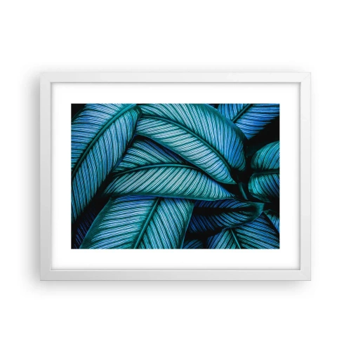 Póster en marco blanco - Líneas de vida - 40x30 cm