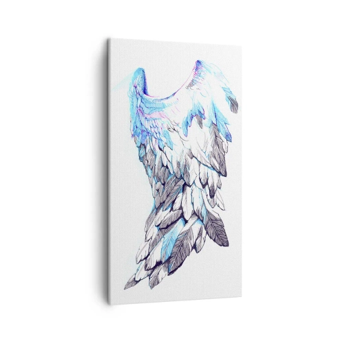 Cuadro sobre lienzo - Impresión de Imagen - Necesito alas - 45x80 cm