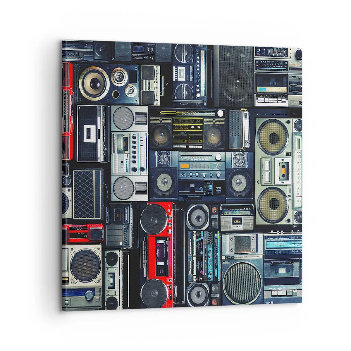 Cuadro sobre lienzo - Impresión de Imagen - Nostalgia de los 80. - 60x60 cm