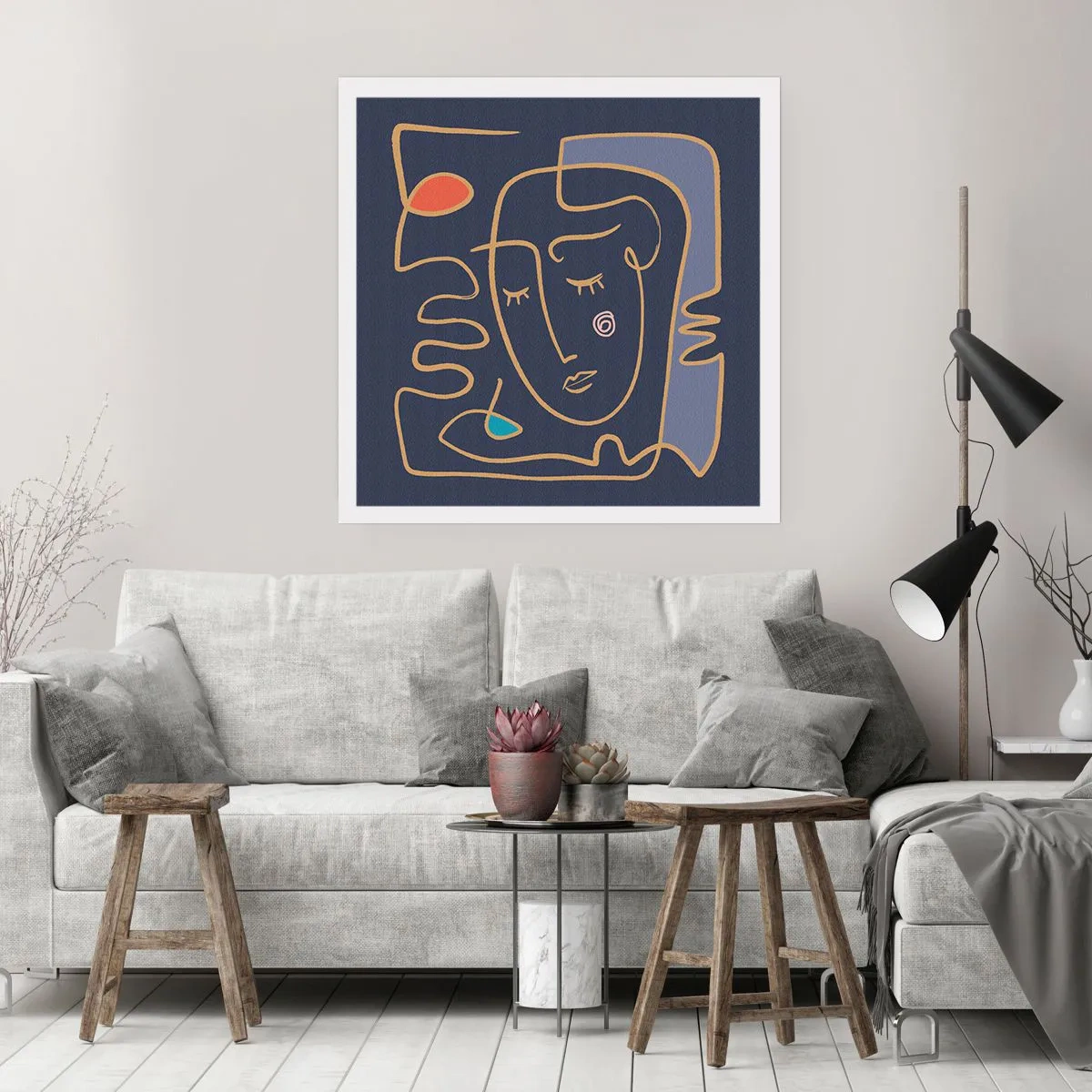 Póster - En un maravilloso sueño - 40x40 cm
