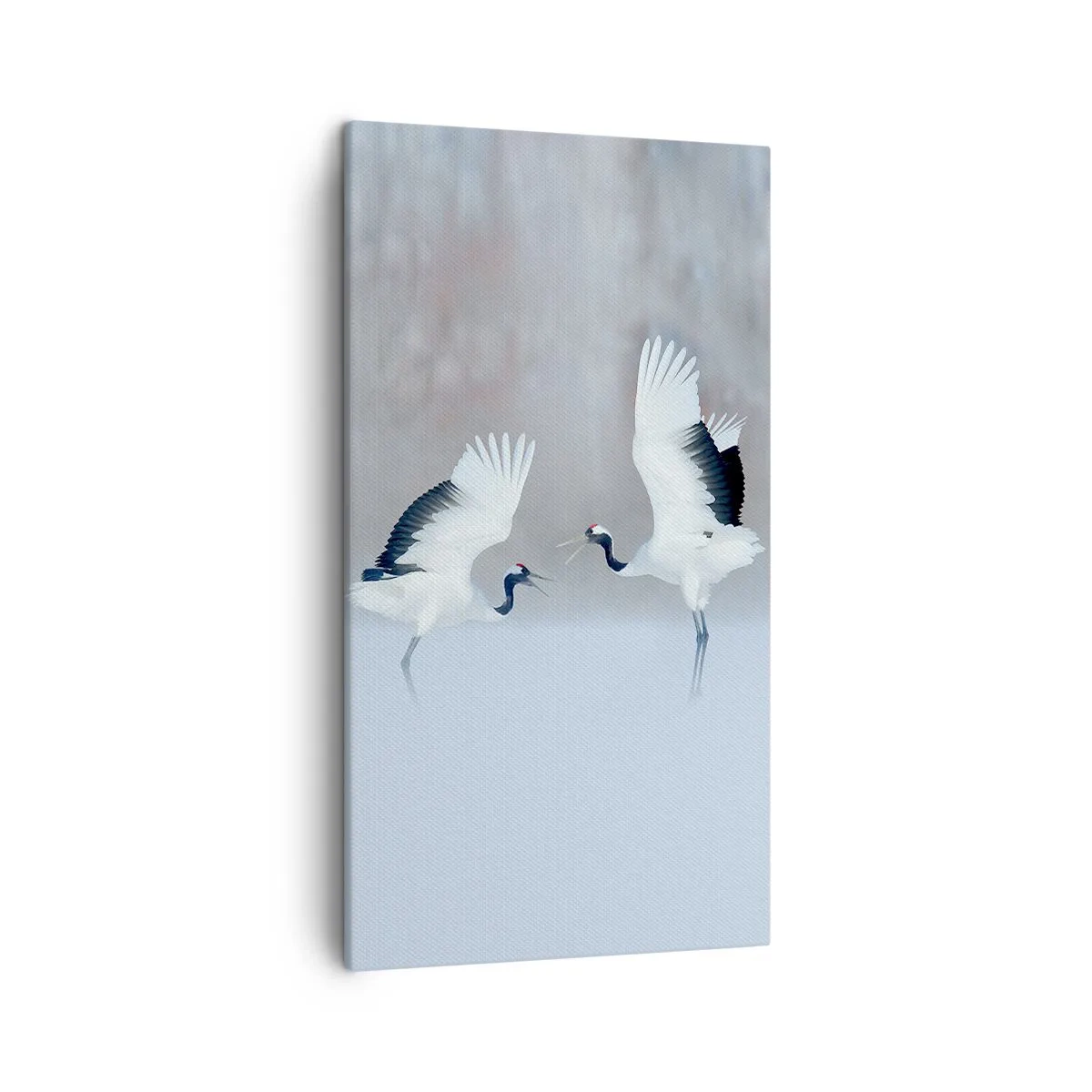 Cuadro sobre lienzo - Impresión de Imagen - Danza en la niebla - 45x80 cm