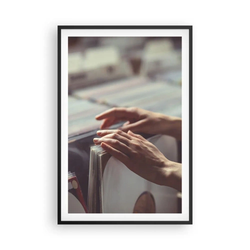 Póster en marco negro - En busca de emociones - 61x91 cm