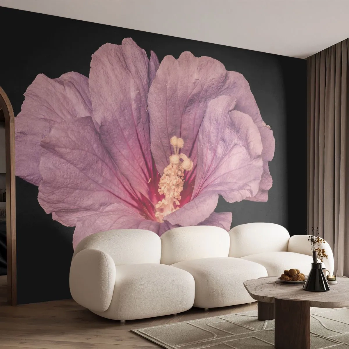 Fotomural Autadhesivo Deluxe Sticker - Directo al corazón - Flor, Pedazo, Gráficos - 250x175 cm