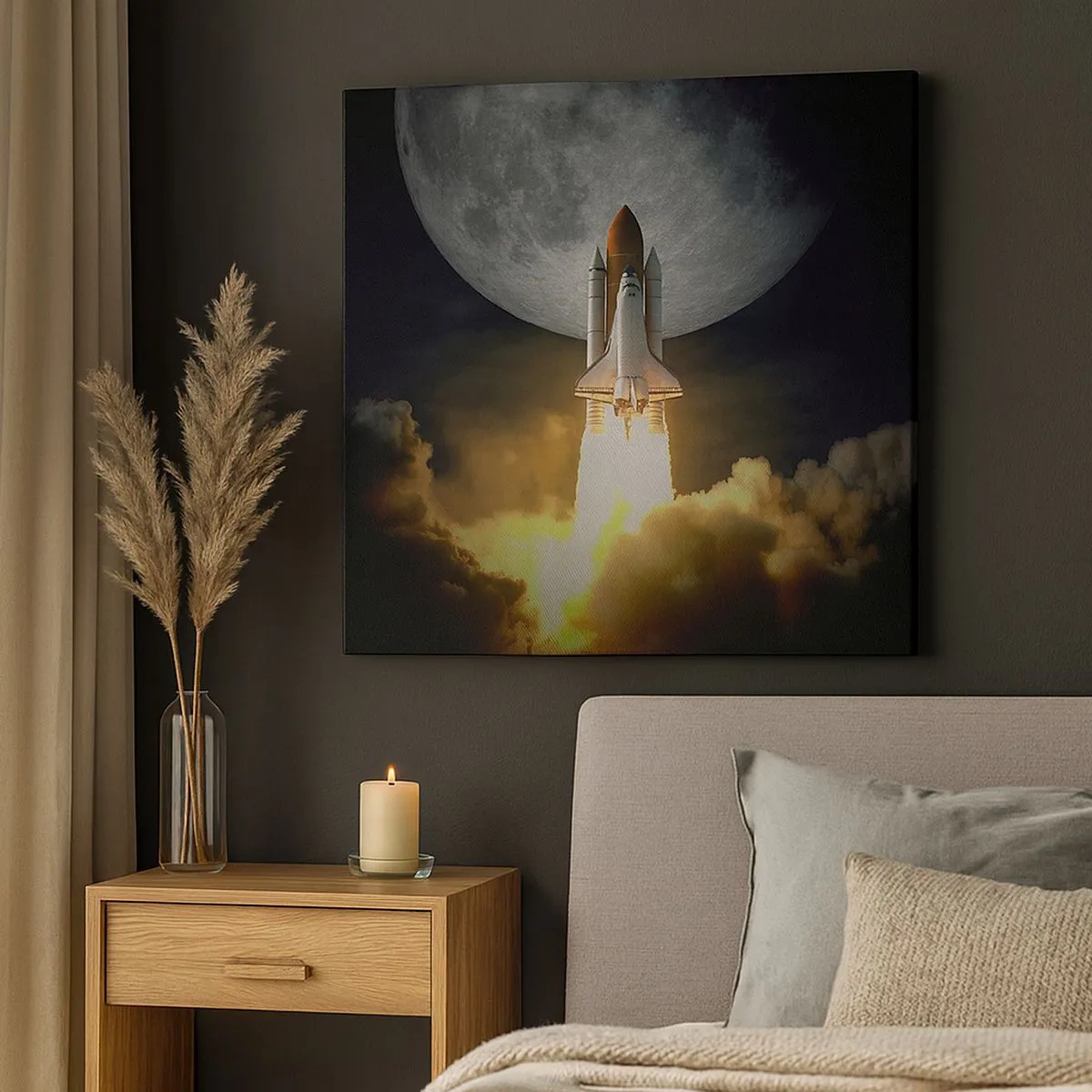 Cuadro sobre lienzo - Impresión de Imagen - El comienzo de una aventura sobrenatural - 30x30 cm