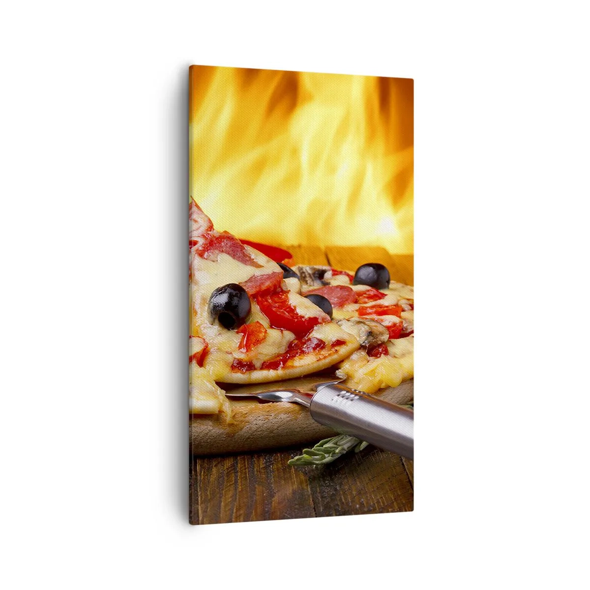 Cuadro sobre lienzo - Impresión de Imagen - Desde Italia con amor - 55x100 cm