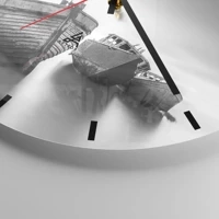 Esfera sin numeración, con rayas