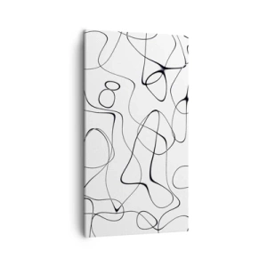 Cuadro sobre lienzo - Impresión de Imagen - Los caminos de la vida, las vicisitudes del destino - 45x80 cm