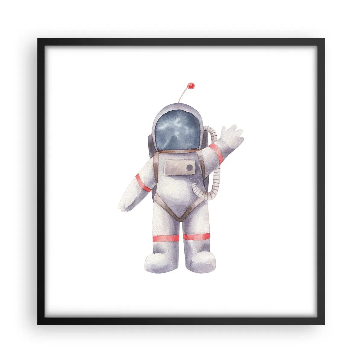 Póster en marco negro - Esto es todo por ahora - 50x50 cm