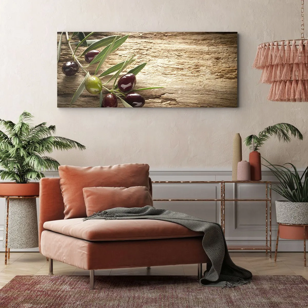 Cuadro sobre lienzo - Impresión de Imagen - Directamente de la naturaleza - 100x40 cm