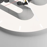 Esfera sin numeración, con rayas