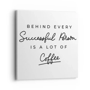 Cuadro sobre lienzo - Impresión de Imagen - El secreto del éxito - 30x30 cm