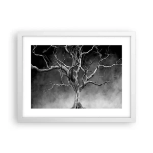 Póster en marco blanco - Primordial y sagrado - 40x30 cm