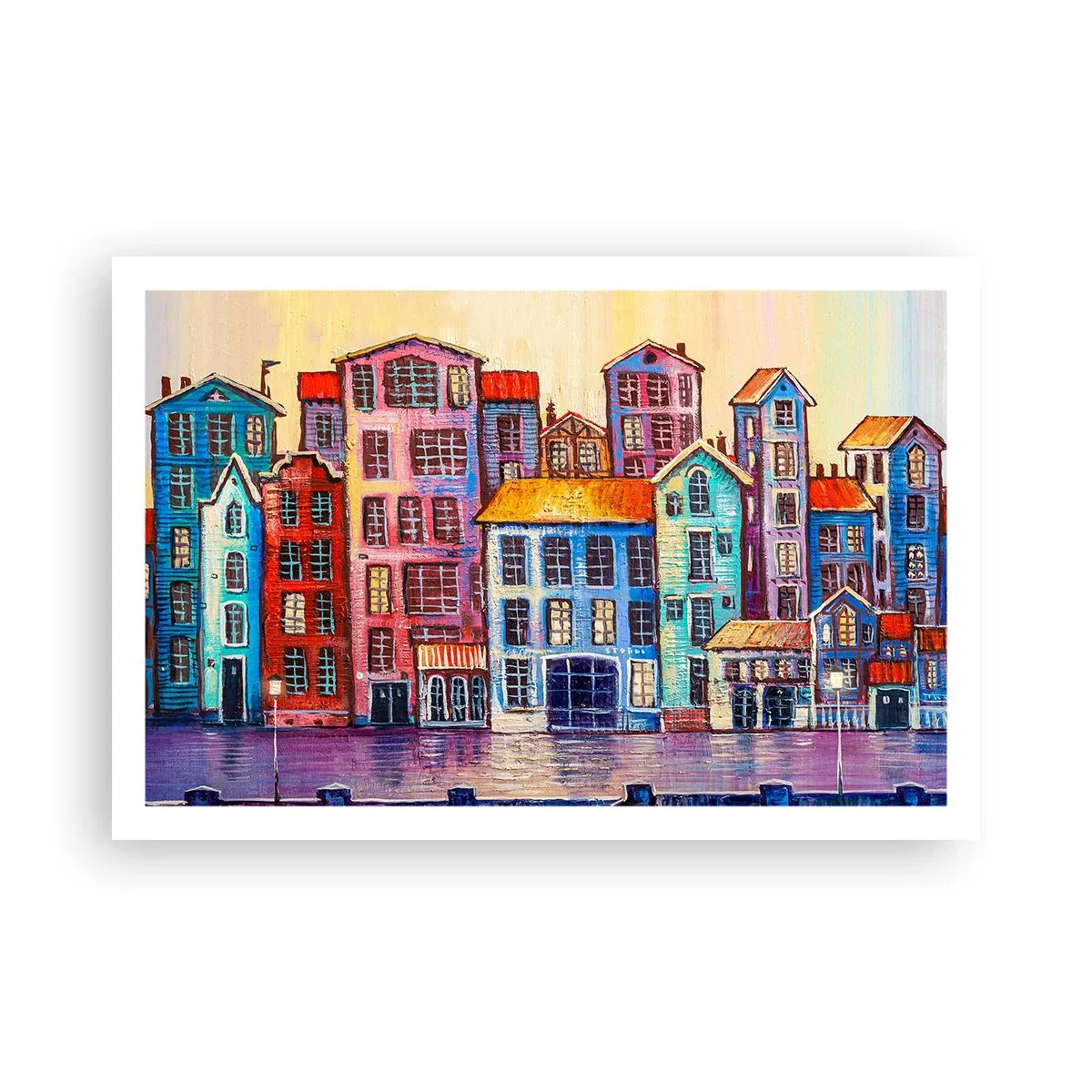 Póster - Una ciudad como un cuento de hadas - 91x61 cm