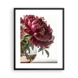 Póster en marco negro - En plena floración de la belleza - 40x50 cm