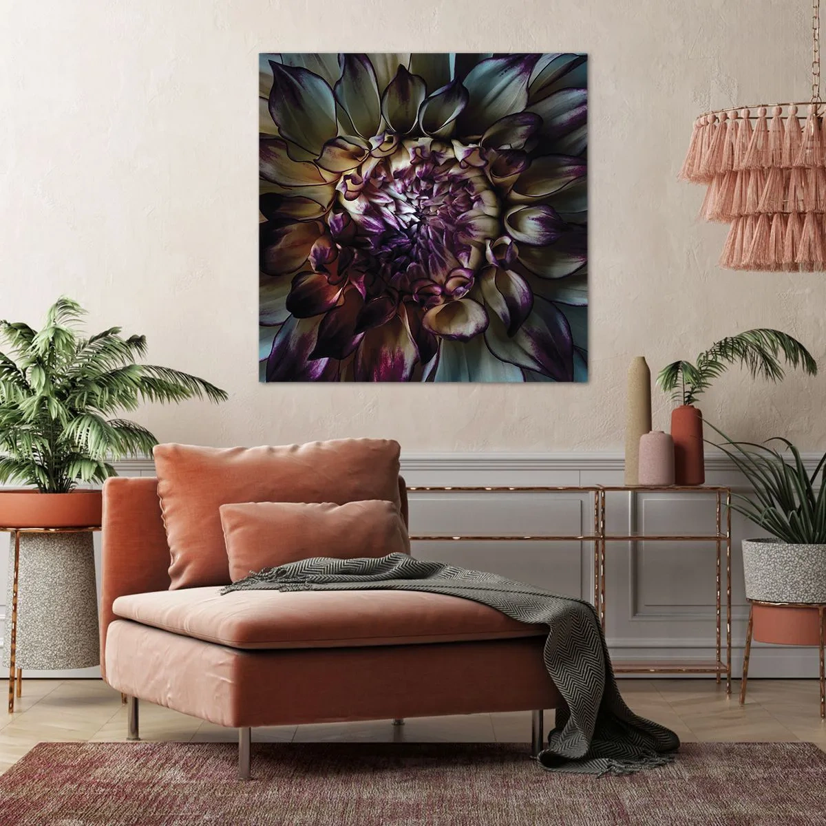 Cuadro sobre lienzo - Impresión de Imagen - El florecimiento de la hermosura - 70x70 cm