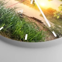 Esfera sin numeración, con rayas