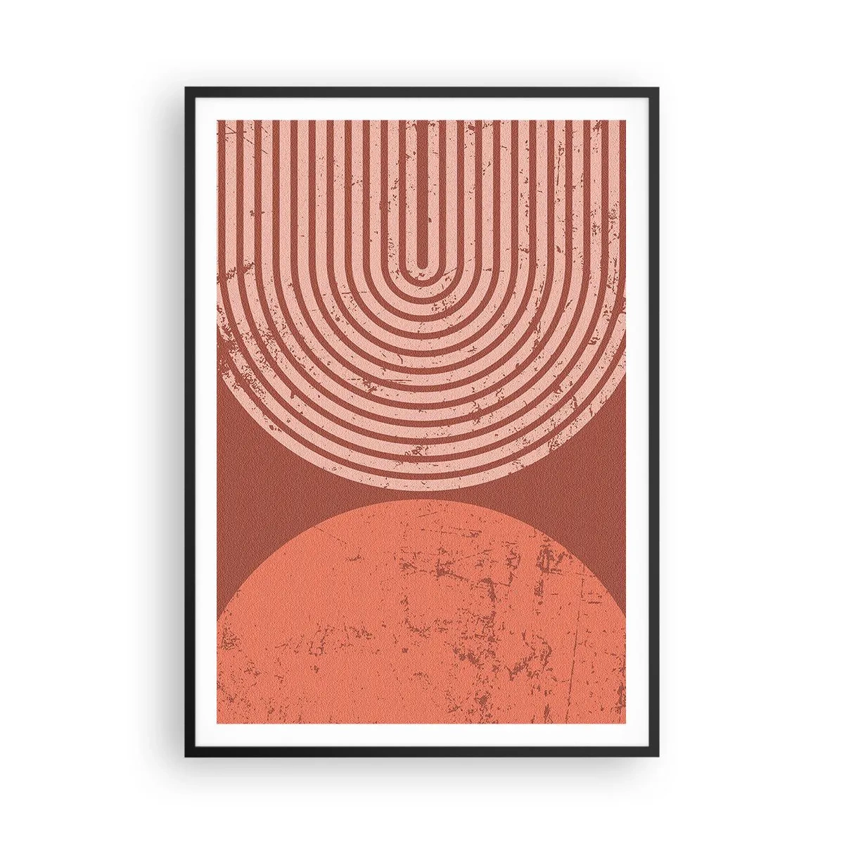 Póster en marco negro - Estrecha relación - 70x100 cm