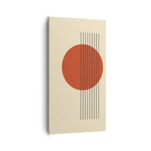 Cuadro sobre lienzo - Impresión de Imagen - Cruzando el círculo - 55x100 cm