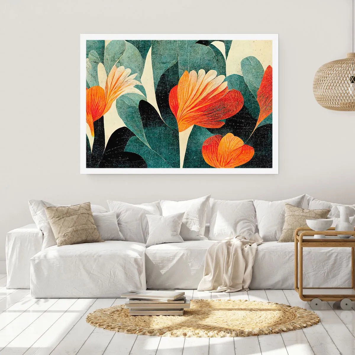 Póster - El calor del trópico y el frescor del verdor - 70x50 cm