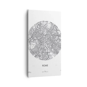 Cuadro sobre lienzo - Impresión de Imagen - Anatomía de Roma - 55x100 cm