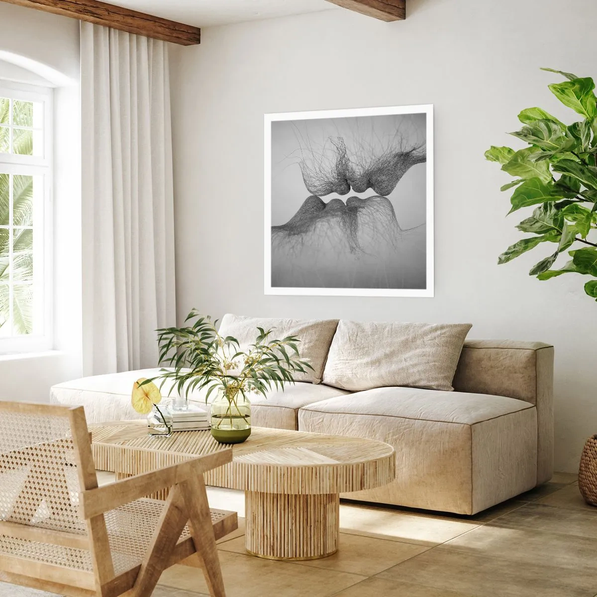 Póster - Beso del viento - 50x50 cm