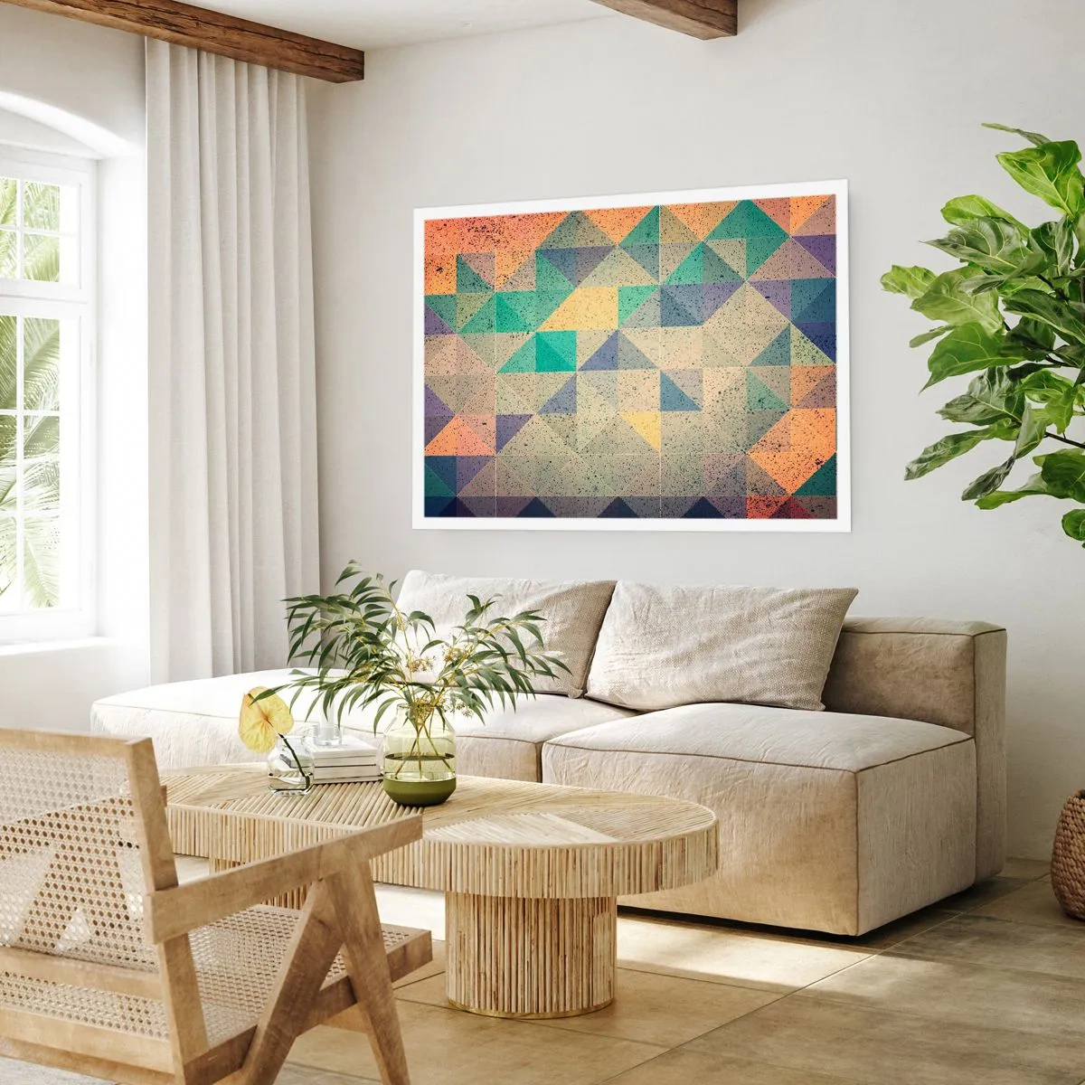 Póster - República de los triángulos - 91x61 cm