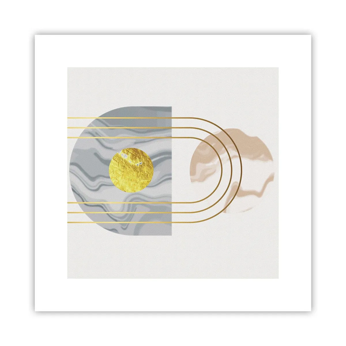 Póster - Brillo y resplandor - 30x30 cm