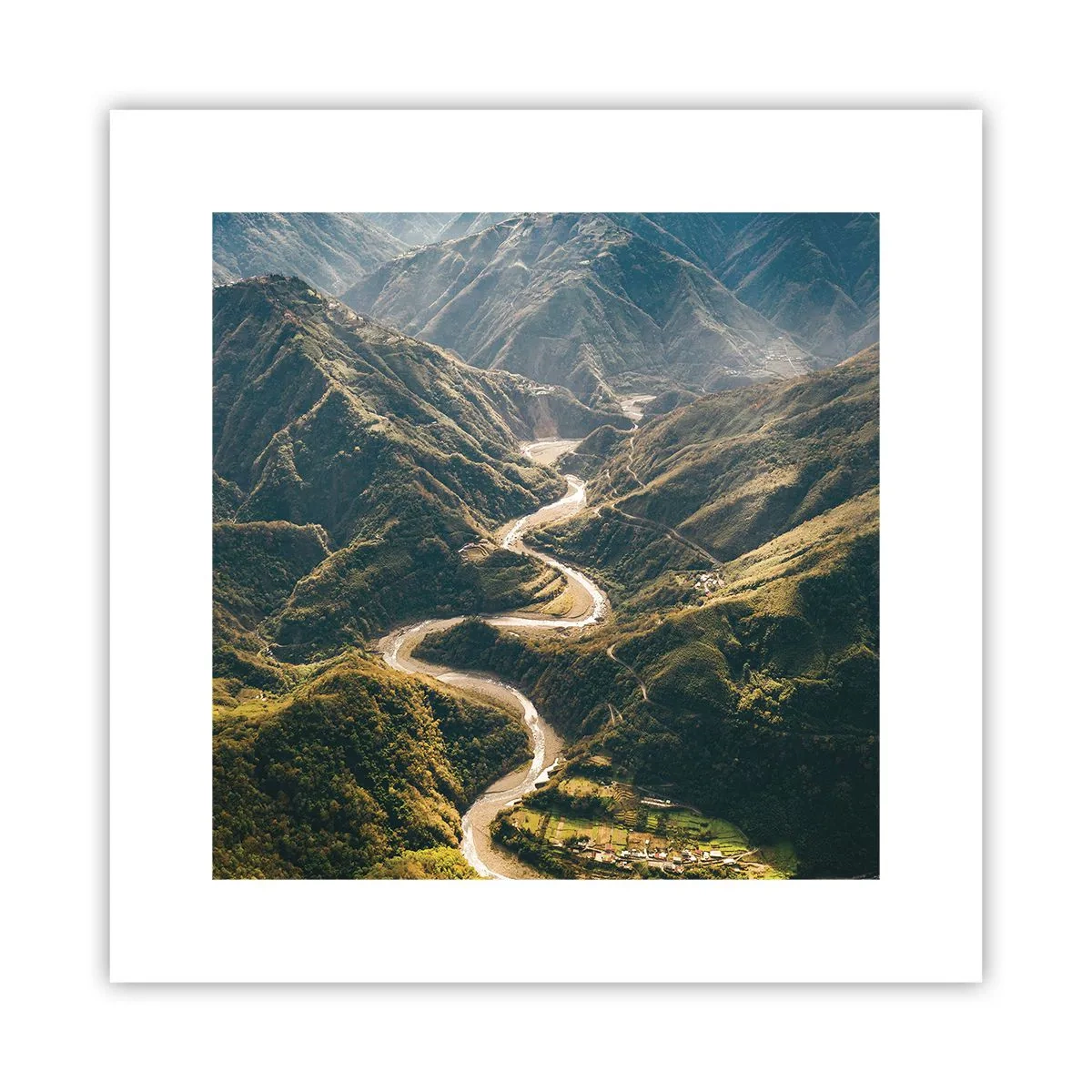 Póster - Directamente desde el corazón de las montañas - 30x30 cm