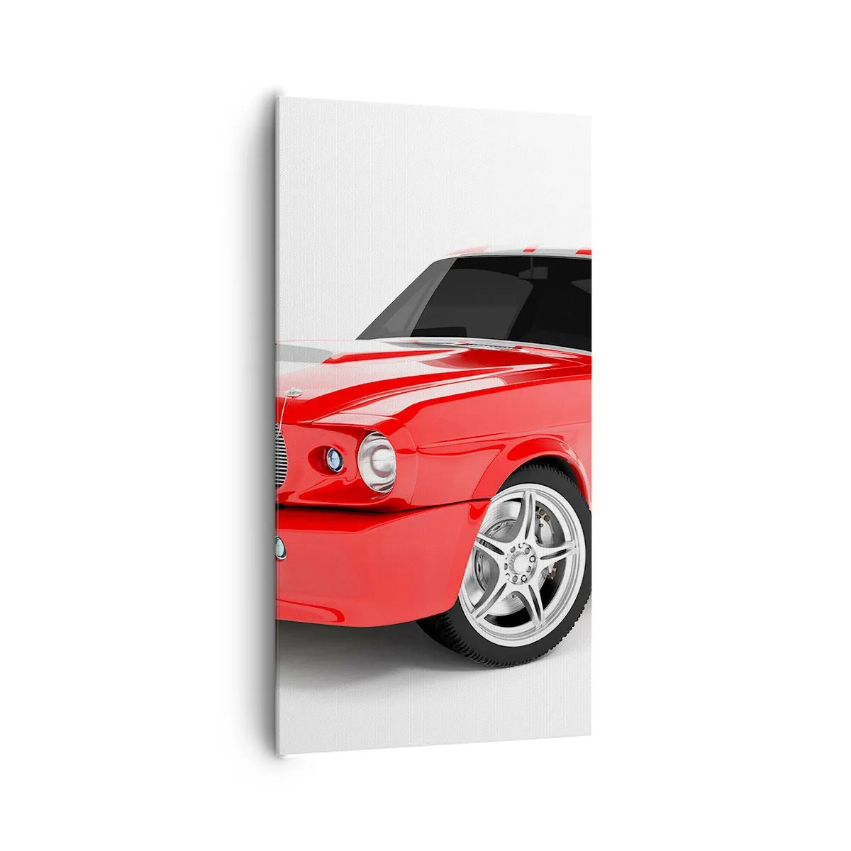 Cuadro sobre lienzo - Impresión de Imagen - Mustang veloz como el viento - 65x120 cm