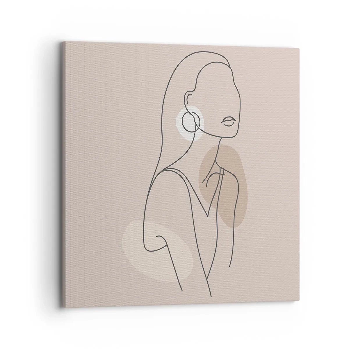 Cuadro sobre lienzo - Impresión de Imagen - Un icono de la inocencia - 70x70 cm
