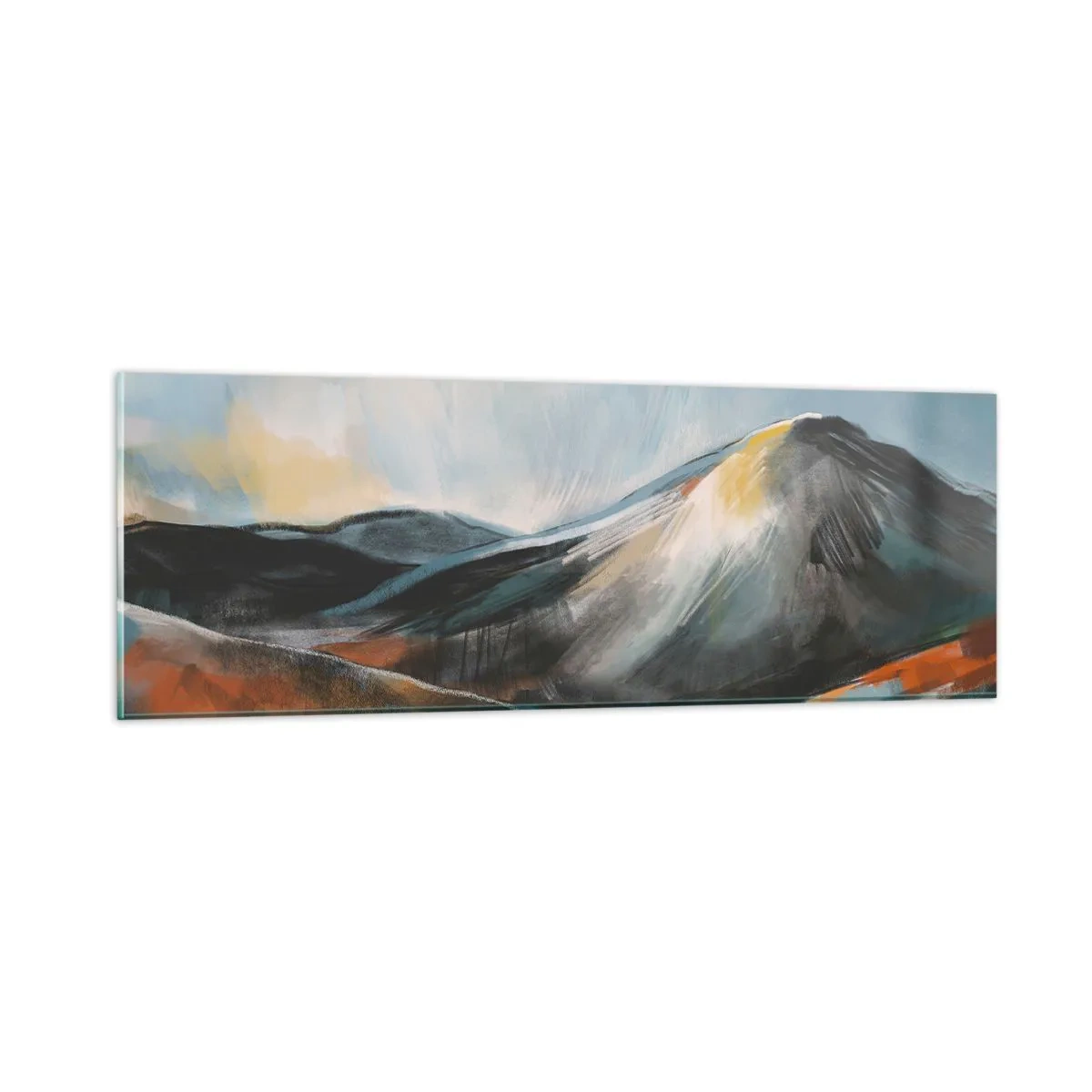 Cuadro sobre vidrio - Impresiones sobre Vidrio - Crudo y bello - 90x30 cm