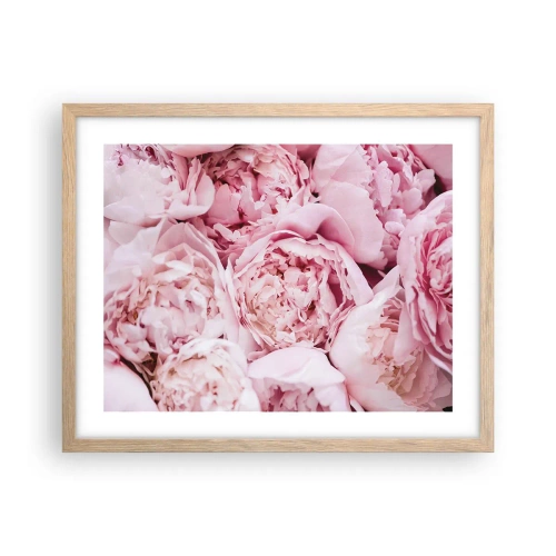 Póster en marco roble claro - Cálido y fragante - 50x40 cm